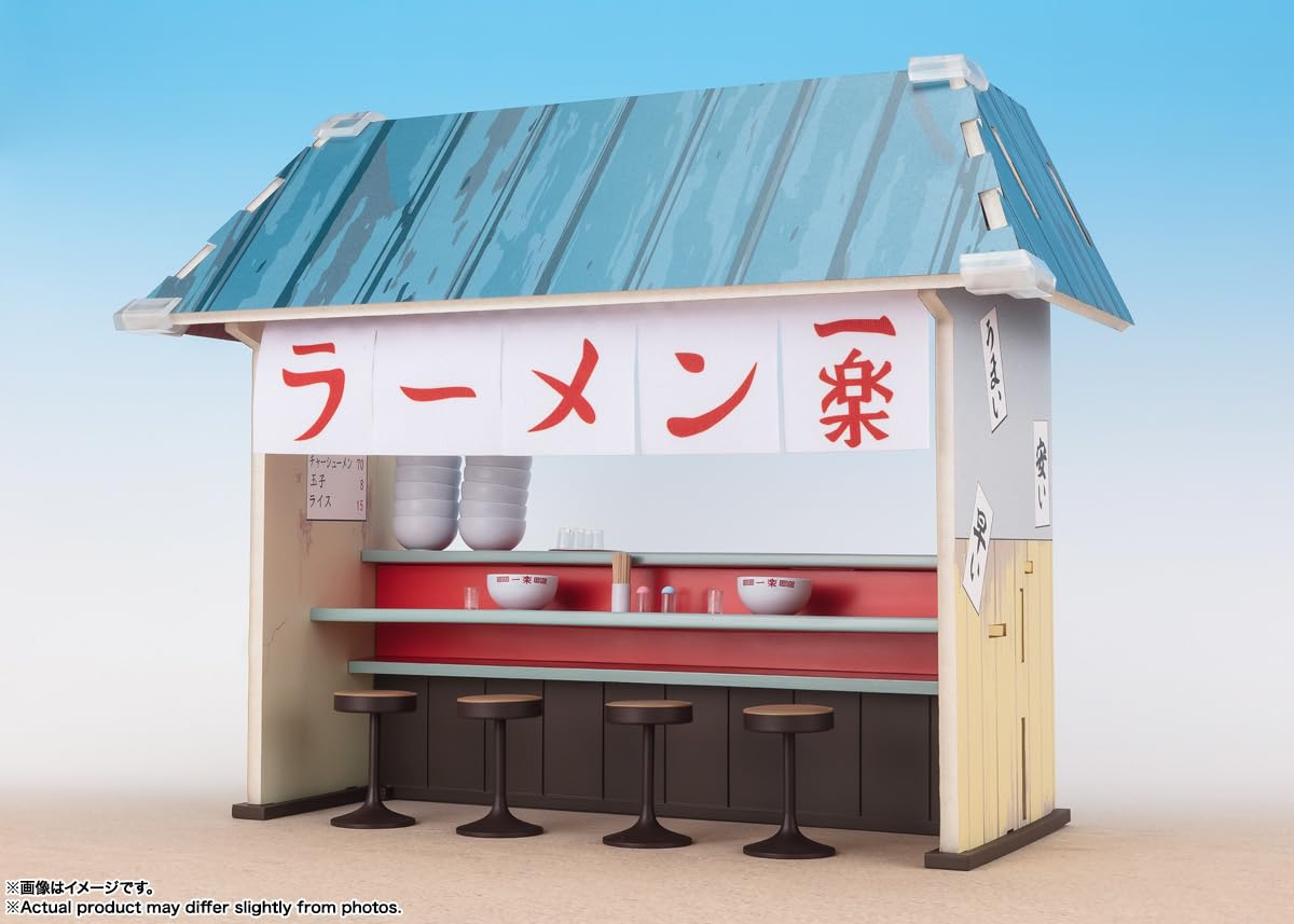 Tamashii Nations Naruto Ichiraku Ramen Set | S.H.Figuarts Action Figure Display