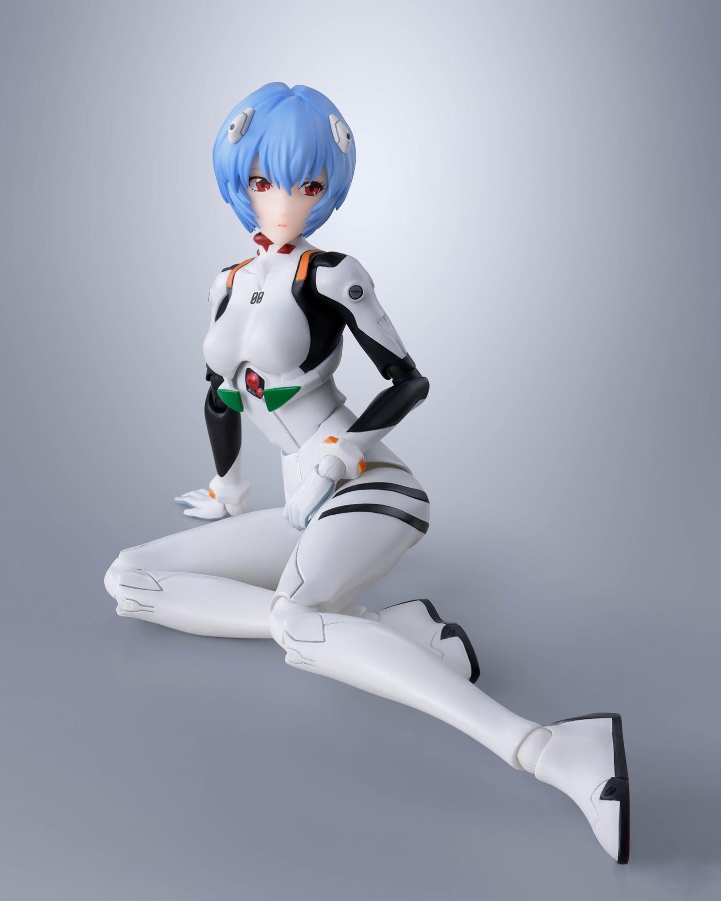 TAMASHII NATIONS Neon Genesis Evangelion Rei Ayanami S.H.Figuarts Action Figure | Official Licensed Collectible