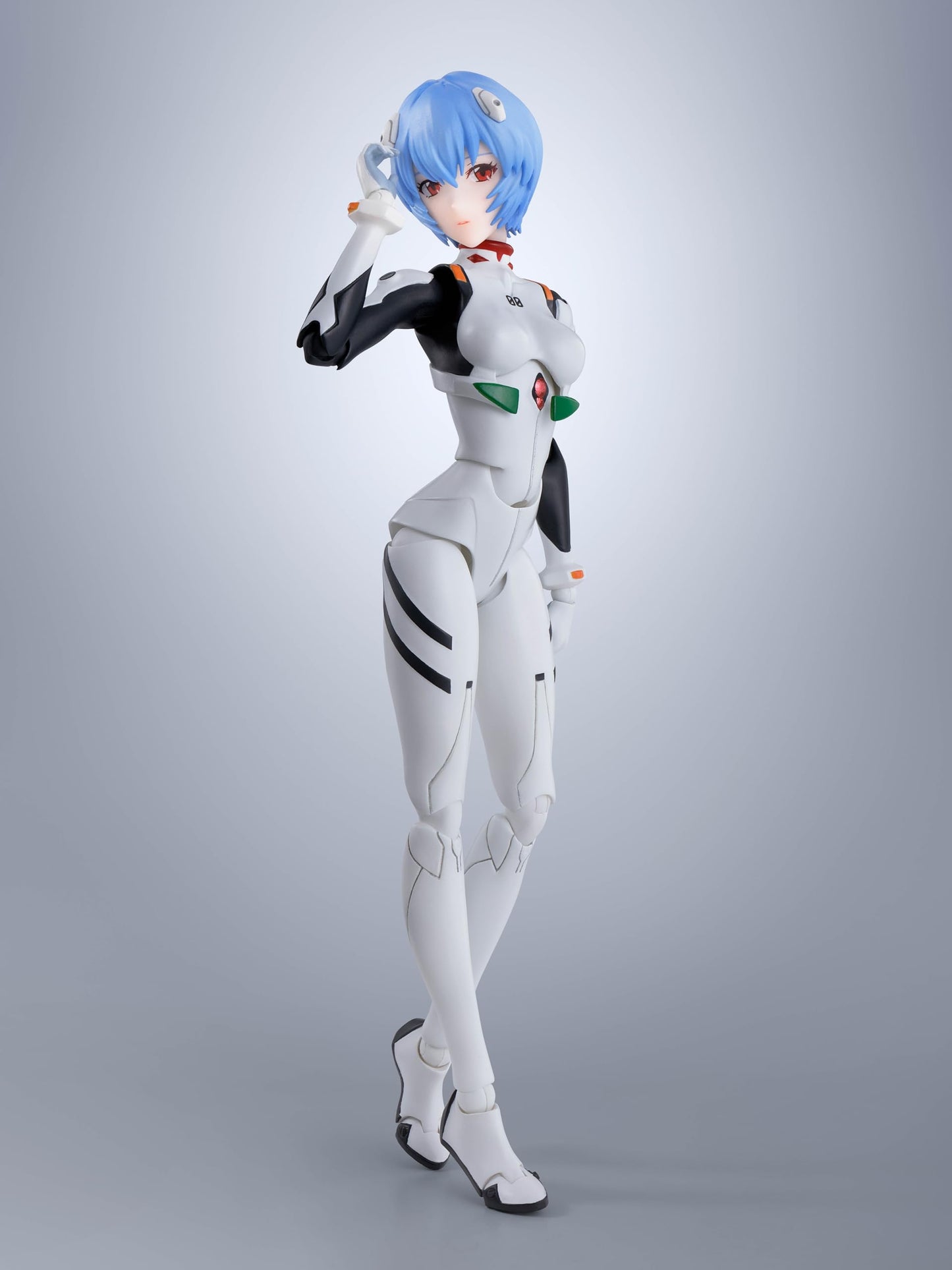 TAMASHII NATIONS Neon Genesis Evangelion Rei Ayanami S.H.Figuarts Action Figure | Official Licensed Collectible