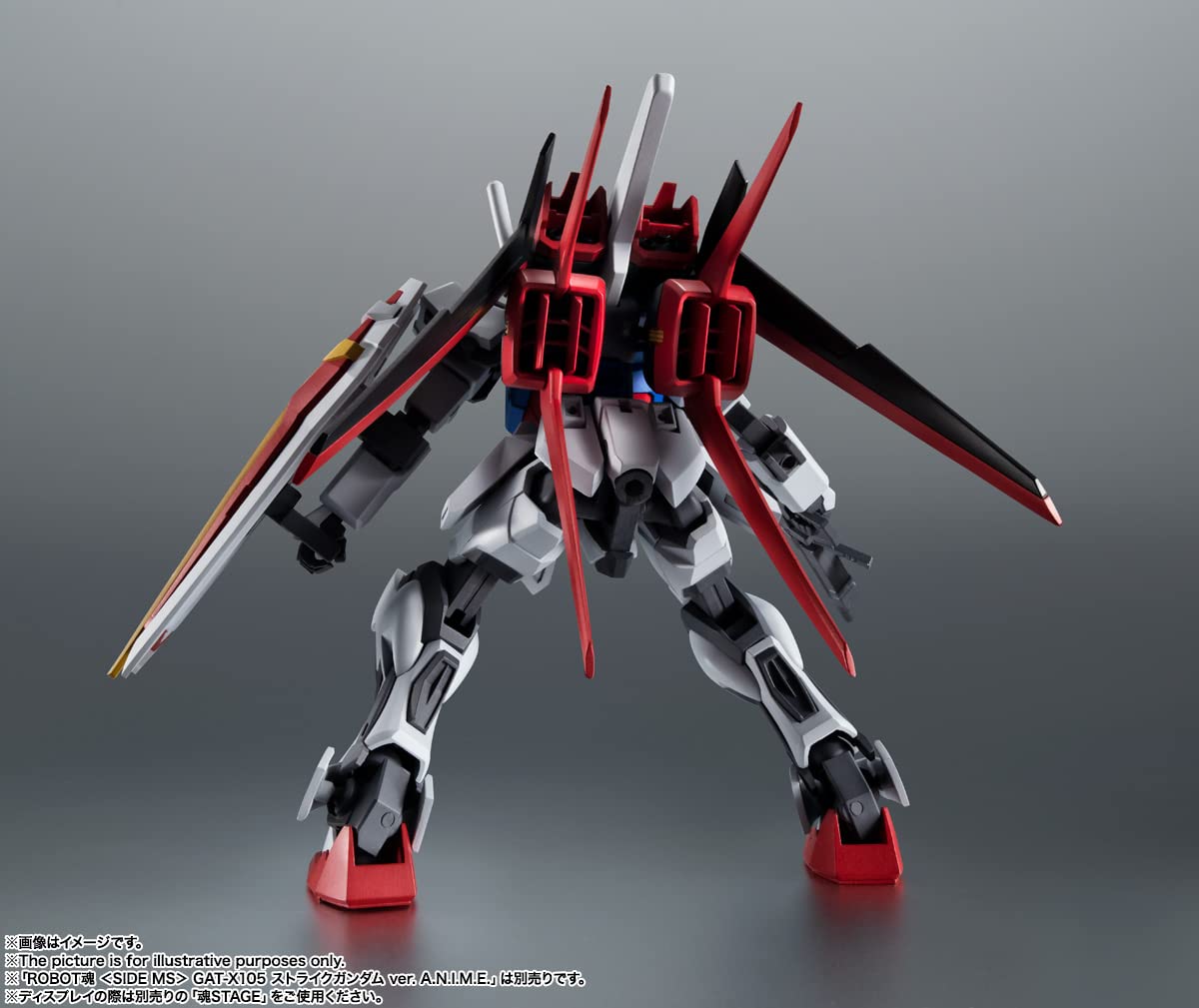 TAMASHII NATIONS - Mobile Suit Gundam SEED AQM/E-X01 Aile Striker & Option Parts Set