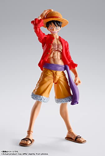 TAMASHII NATIONS Monkey D. Luffy S.H.Figuarts - The Raid on Onigashima | One Piece Official Figure