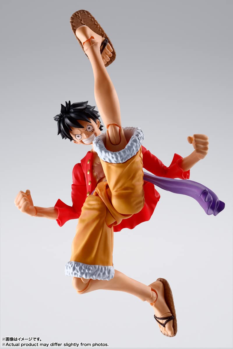 TAMASHII NATIONS Monkey D. Luffy S.H.Figuarts - The Raid on Onigashima | One Piece Official Figure