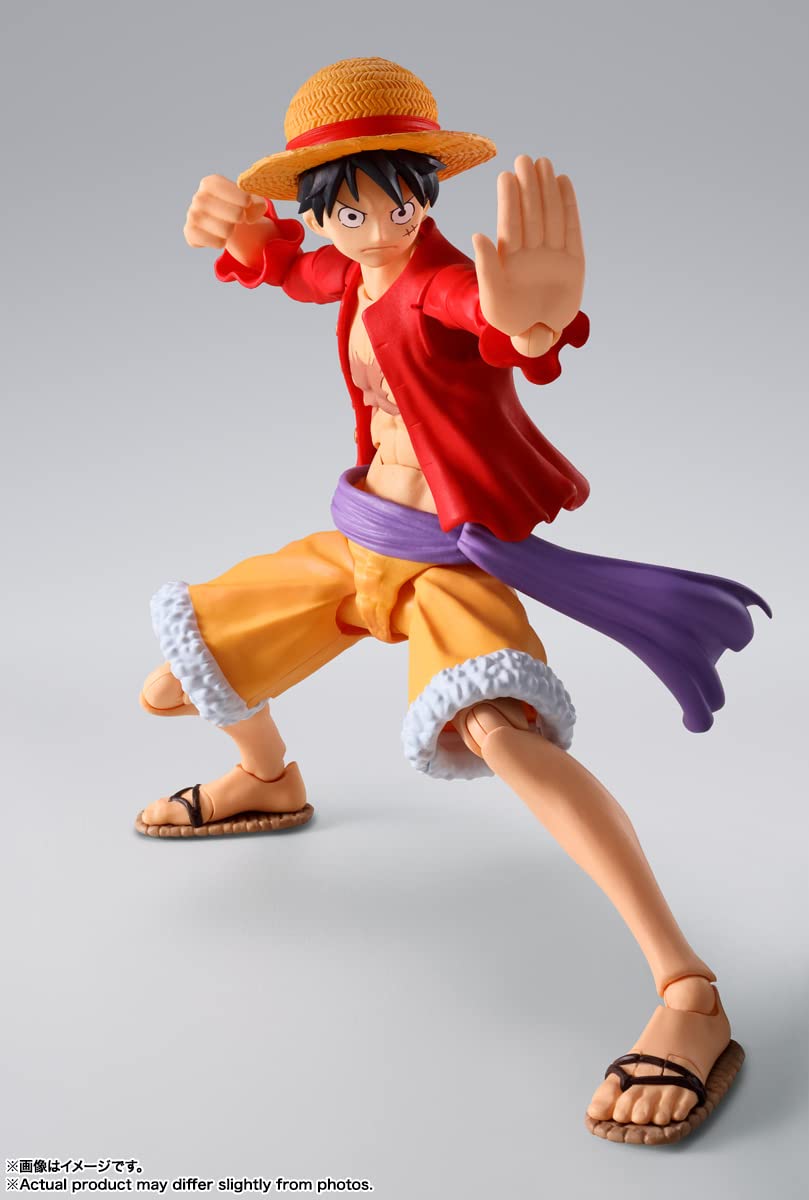TAMASHII NATIONS Monkey D. Luffy S.H.Figuarts - The Raid on Onigashima | One Piece Official Figure