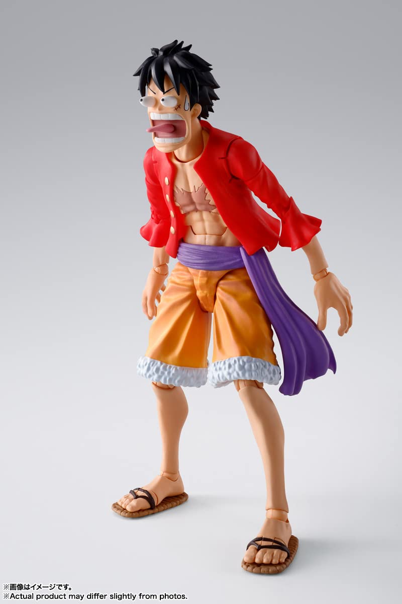 TAMASHII NATIONS Monkey D. Luffy S.H.Figuarts - The Raid on Onigashima | One Piece Official Figure