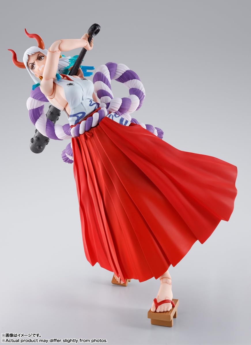 Tamashii Nations One Piece Yamato S.H.Figuarts Action Figure – Highly Poseable Collectible