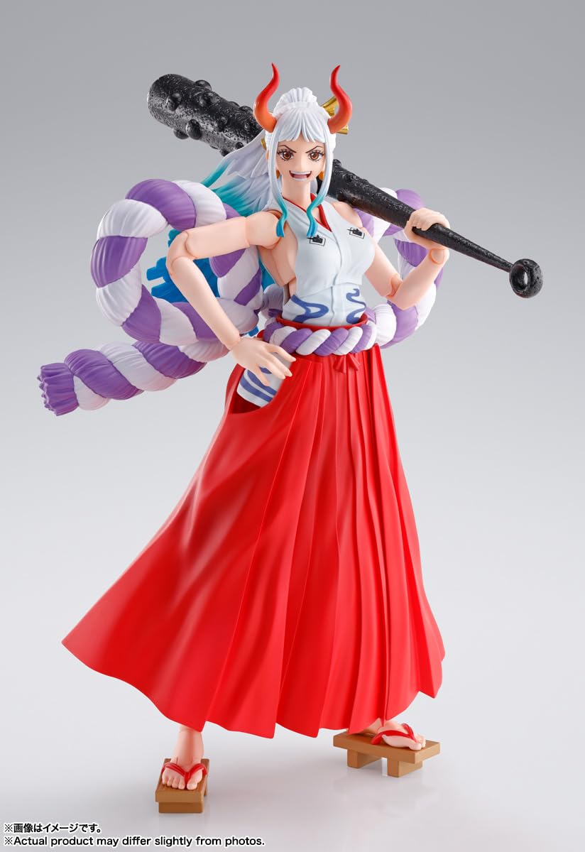 Tamashii Nations One Piece Yamato S.H.Figuarts Action Figure – Highly Poseable Collectible