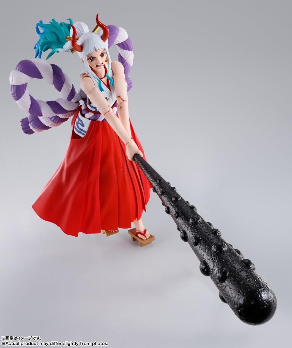 Tamashii Nations One Piece Yamato S.H.Figuarts Action Figure – Highly Poseable Collectible