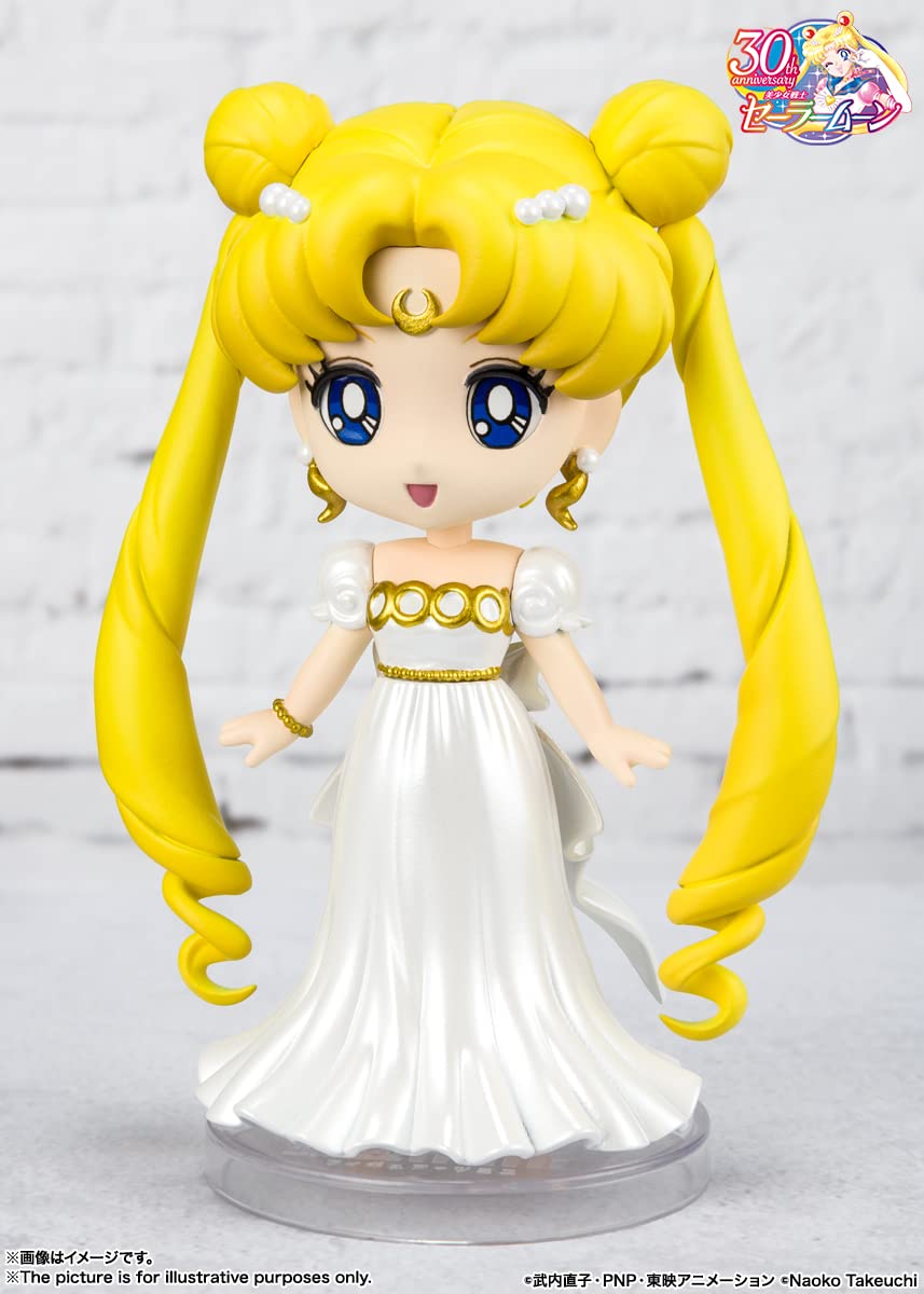 TAMASHII NATIONS Pretty Guardian Sailor Moon Princess Serenity Figuarts Mini Figure