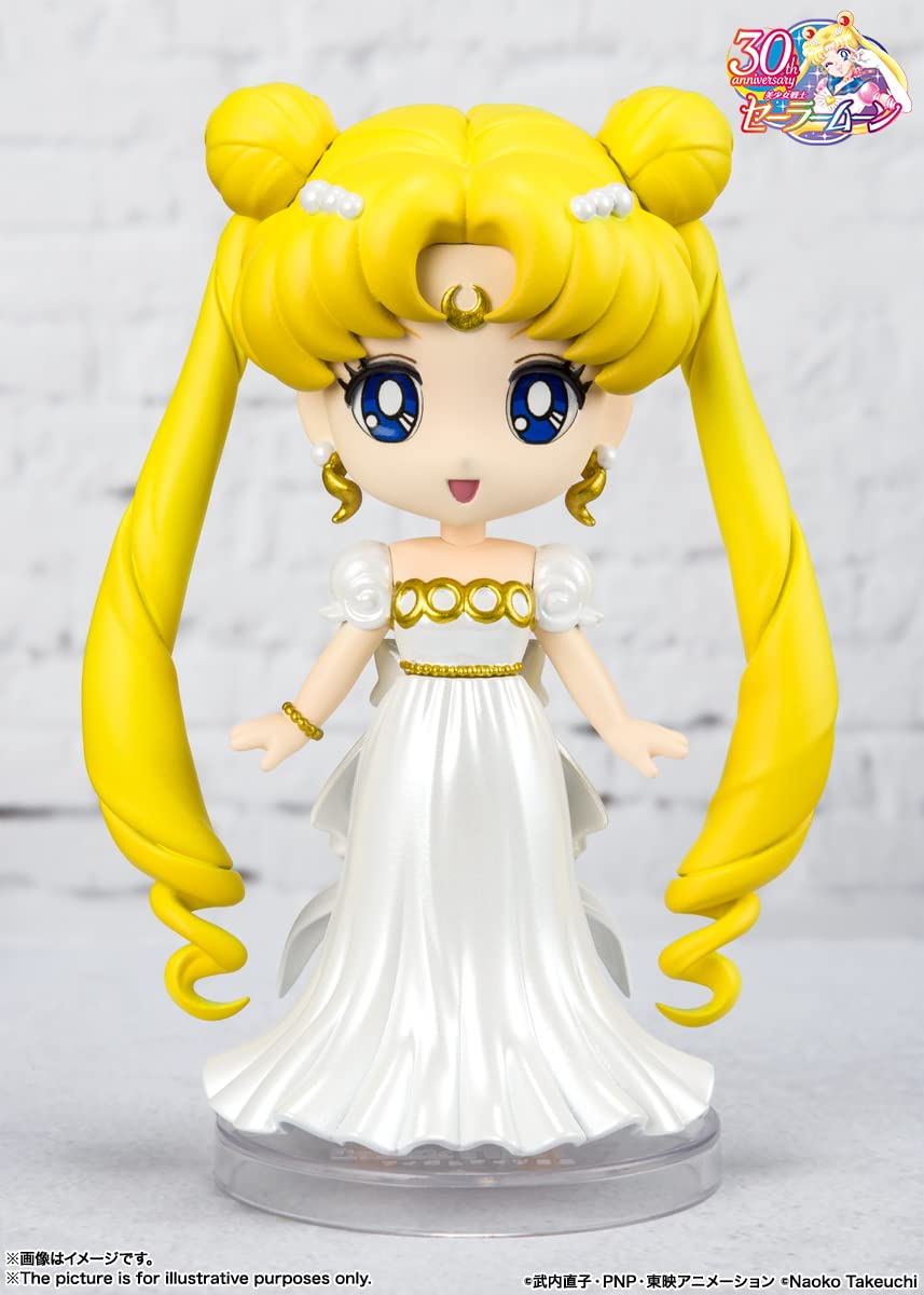 TAMASHII NATIONS Pretty Guardian Sailor Moon Princess Serenity Figuarts Mini Figure