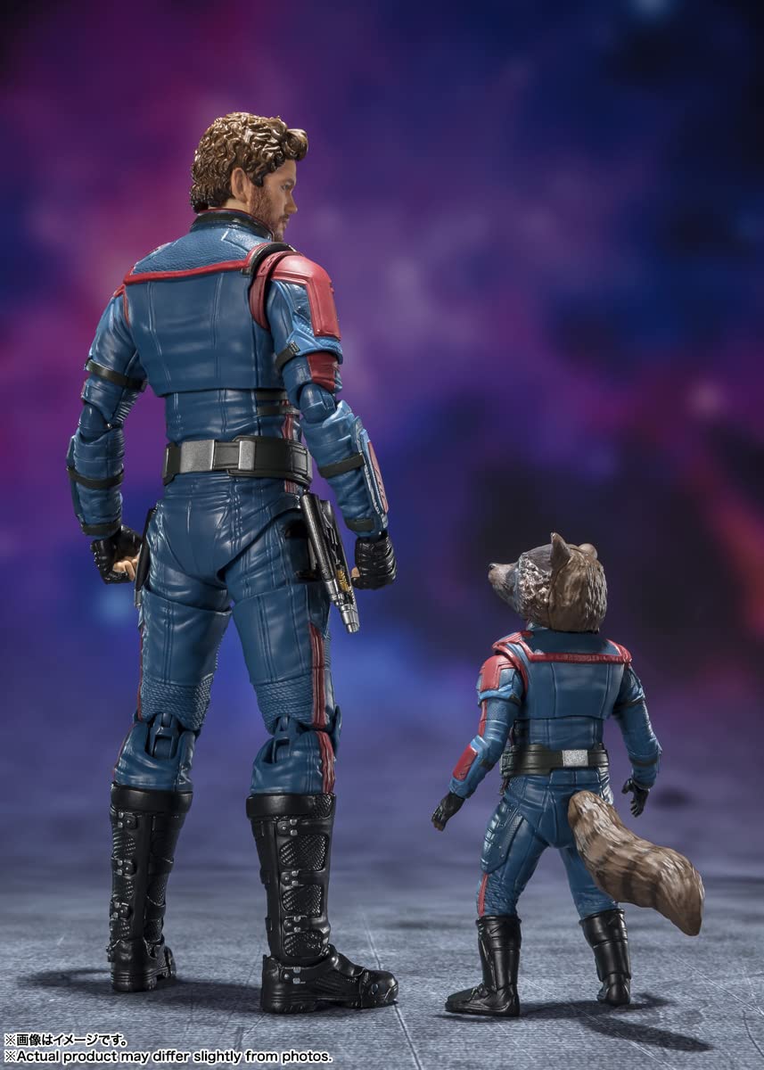 Tamashii Nations Guardians of the Galaxy Vol. 3 Star-Lord & Rocket Raccoon S.H.Figuarts Action Figure