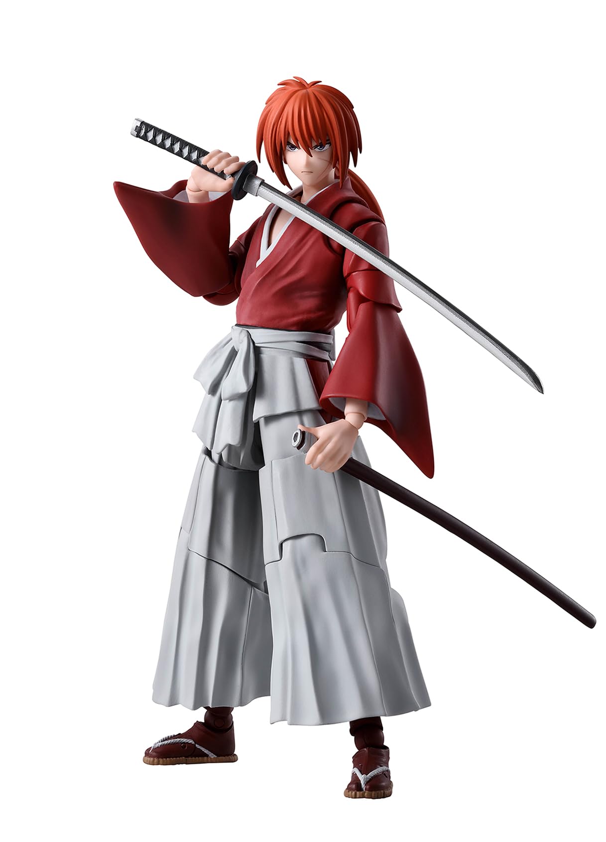 TAMASHII NATIONS - Kenshin Himura S.H.Figuarts Figure | Rurouni Kenshin: Meiji Swordsman Romantic Story