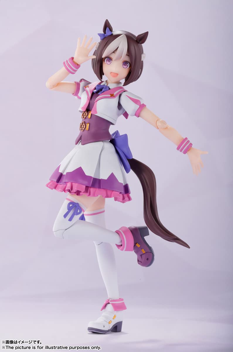 TAMASHII NATIONS S.H. Figuarts Special Week – Uma Musume Pretty Derby Figure (5.1 in / 130 mm)