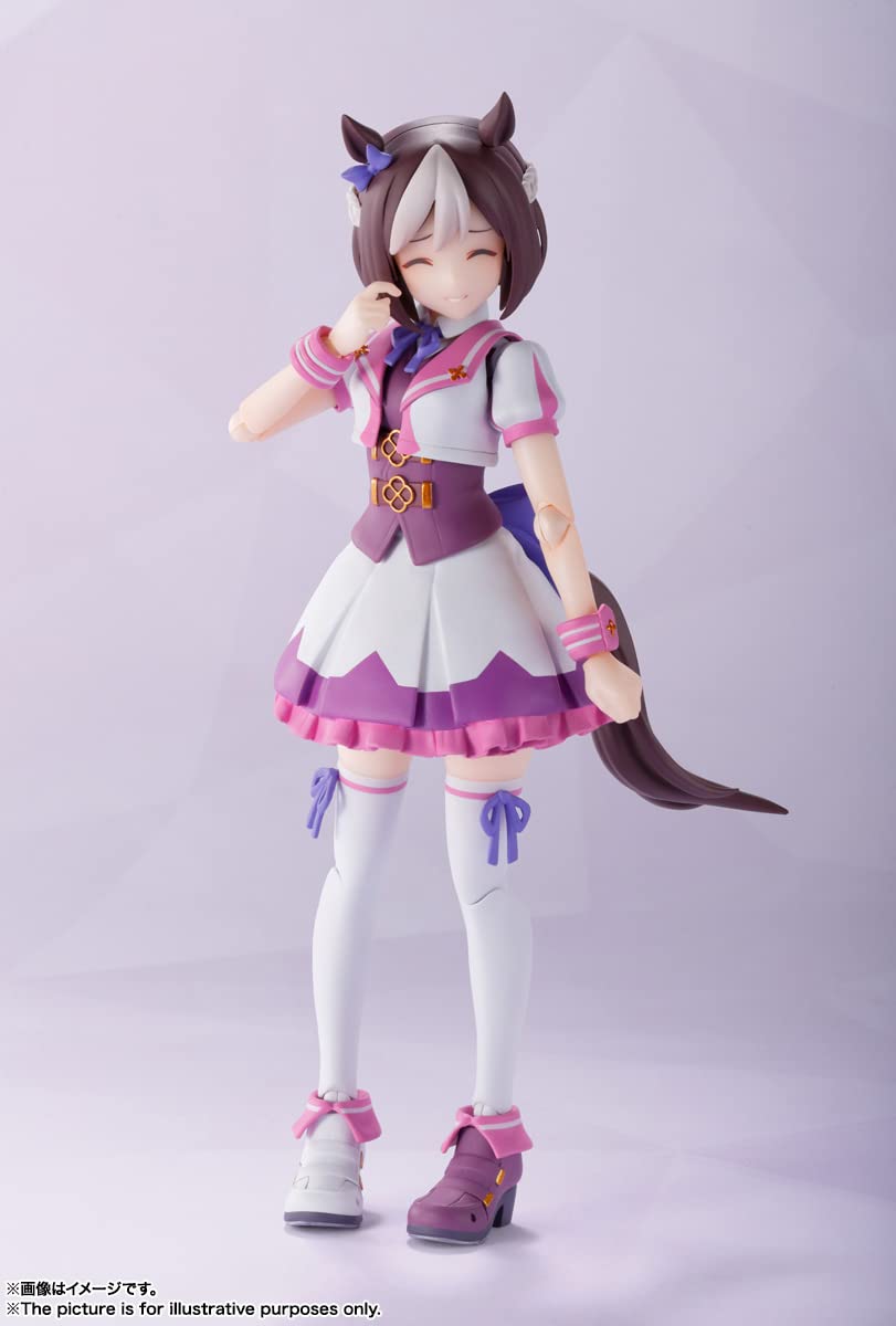TAMASHII NATIONS S.H. Figuarts Special Week – Uma Musume Pretty Derby Figure (5.1 in / 130 mm)