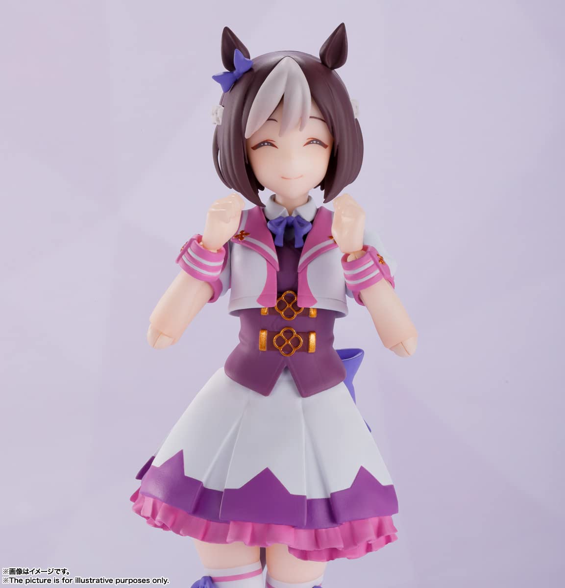 TAMASHII NATIONS S.H. Figuarts Special Week – Uma Musume Pretty Derby Figure (5.1 in / 130 mm)