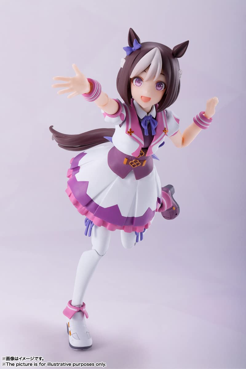 TAMASHII NATIONS S.H. Figuarts Special Week – Uma Musume Pretty Derby Figure (5.1 in / 130 mm)