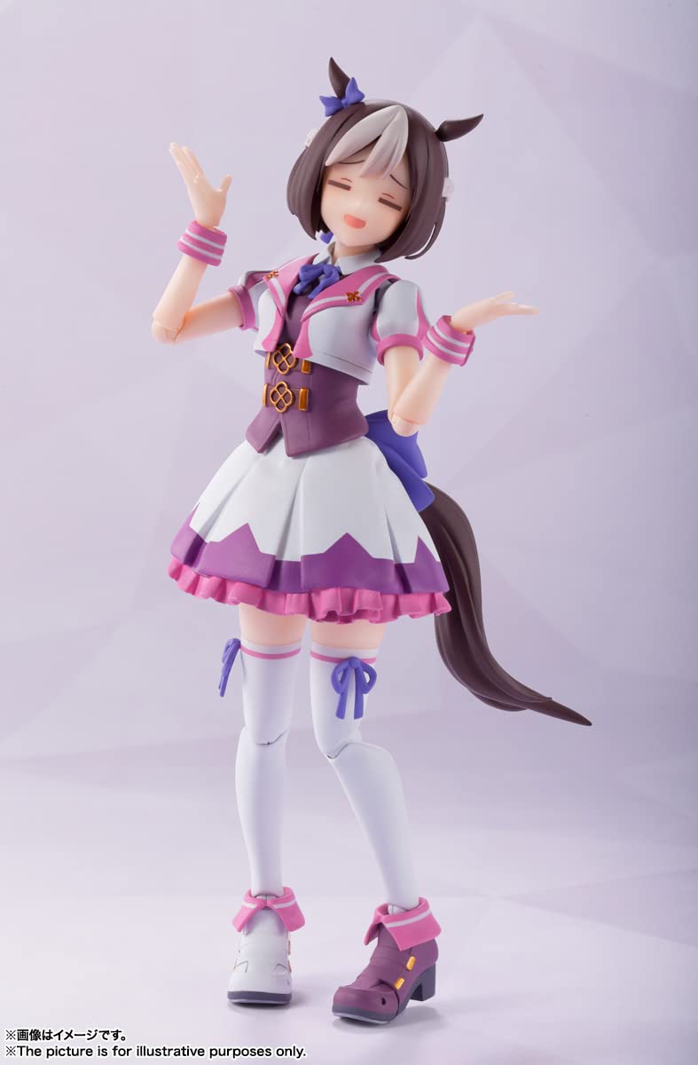 TAMASHII NATIONS S.H. Figuarts Special Week – Uma Musume Pretty Derby Figure (5.1 in / 130 mm)