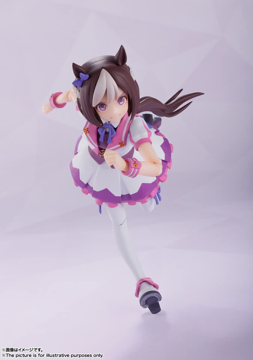TAMASHII NATIONS S.H. Figuarts Special Week – Uma Musume Pretty Derby Figure (5.1 in / 130 mm)
