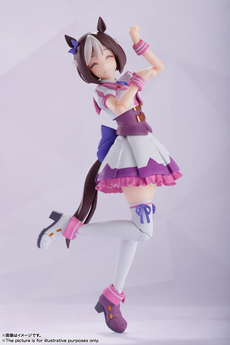 TAMASHII NATIONS S.H. Figuarts Special Week – Uma Musume Pretty Derby Figure (5.1 in / 130 mm)