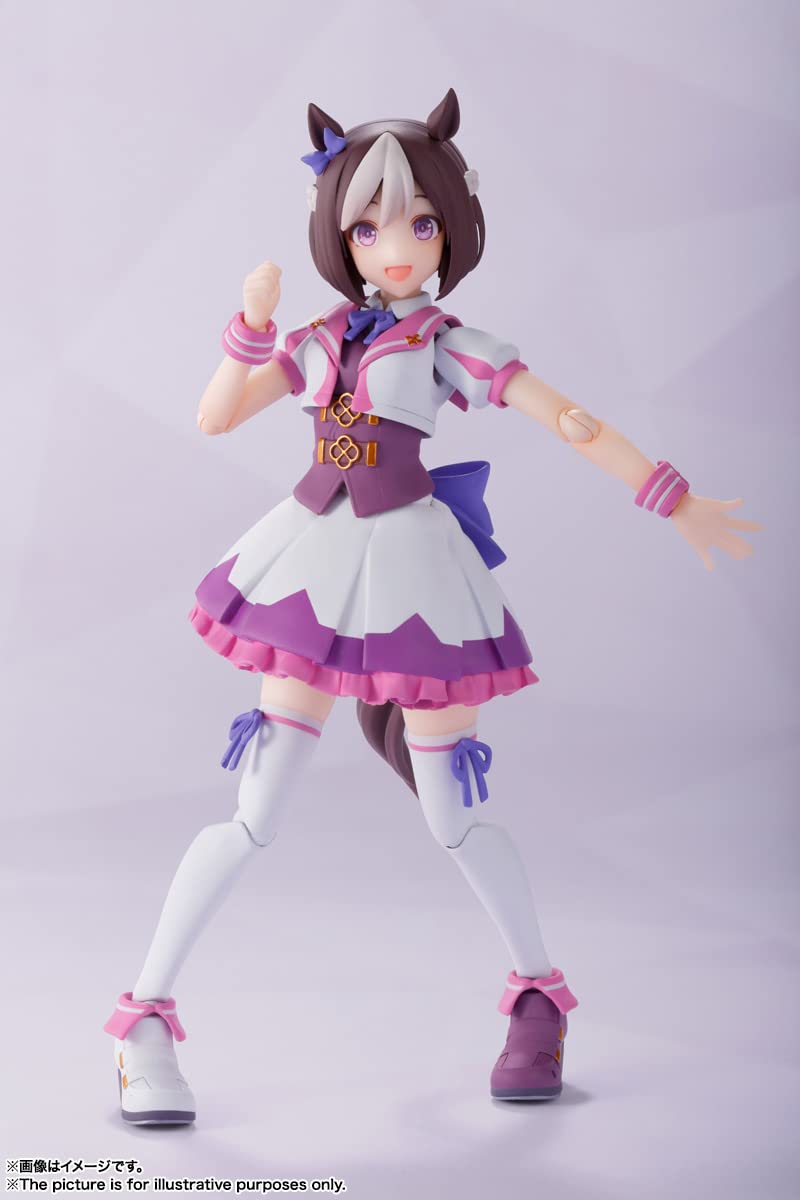 TAMASHII NATIONS S.H. Figuarts Special Week – Uma Musume Pretty Derby Figure (5.1 in / 130 mm)