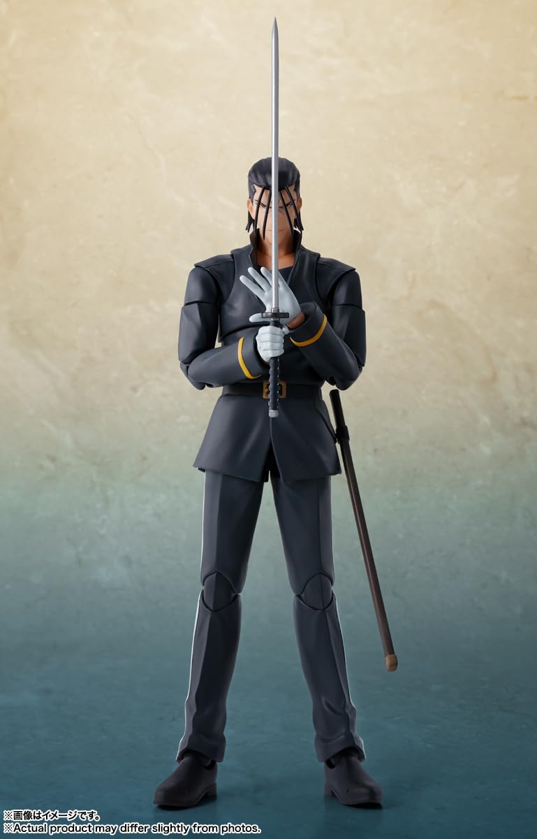 TAMASHII NATIONS S.H.Figuarts Hajime Saito Figure – Rurouni Kenshin Meiji Swordsman Romantic Story (Bandai Spirits)