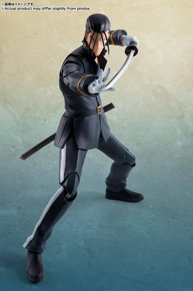 TAMASHII NATIONS S.H.Figuarts Hajime Saito Figure – Rurouni Kenshin Meiji Swordsman Romantic Story (Bandai Spirits)