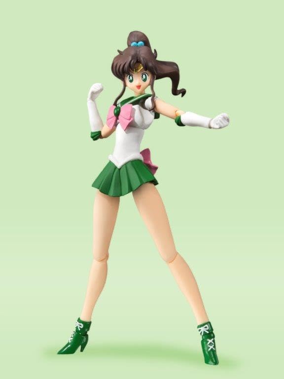 TAMASHII NATIONS - Pretty Guardian Sailor Moon Sailor Jupiter Animation Color Edition — S.H.Figuarts Action Figure