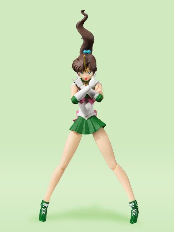 TAMASHII NATIONS - Pretty Guardian Sailor Moon Sailor Jupiter Animation Color Edition — S.H.Figuarts Action Figure
