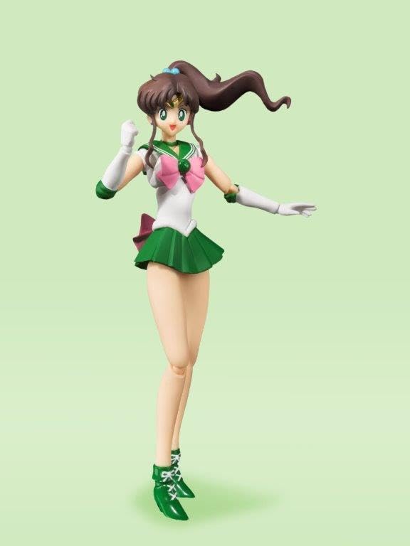 TAMASHII NATIONS - Pretty Guardian Sailor Moon Sailor Jupiter Animation Color Edition — S.H.Figuarts Action Figure