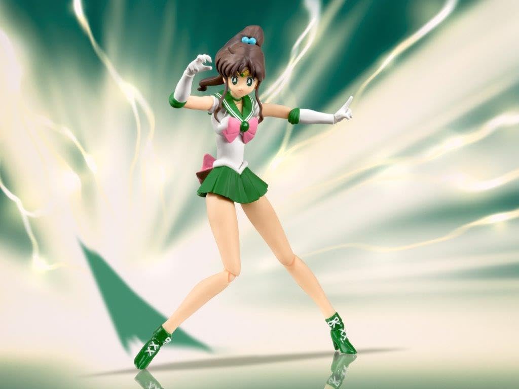 TAMASHII NATIONS - Pretty Guardian Sailor Moon Sailor Jupiter Animation Color Edition — S.H.Figuarts Action Figure