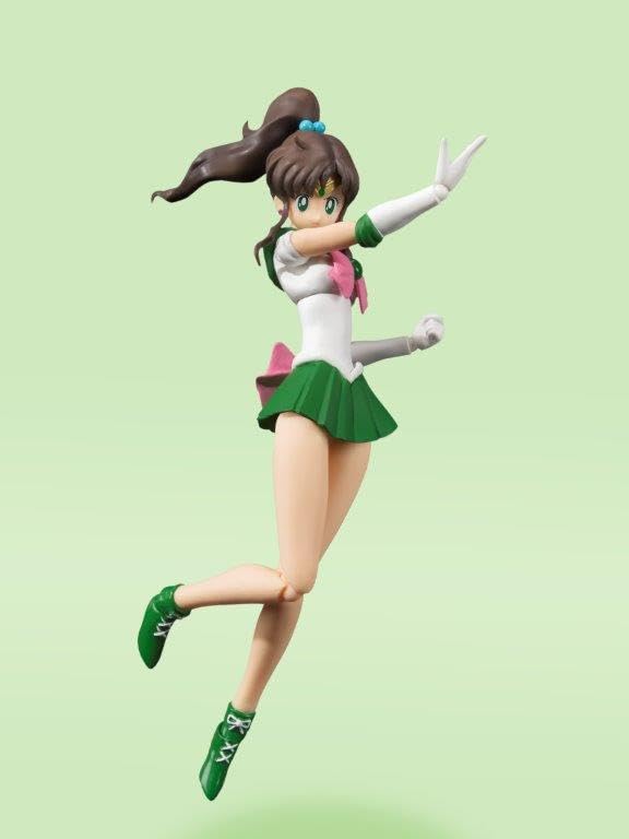 TAMASHII NATIONS - Pretty Guardian Sailor Moon Sailor Jupiter Animation Color Edition — S.H.Figuarts Action Figure