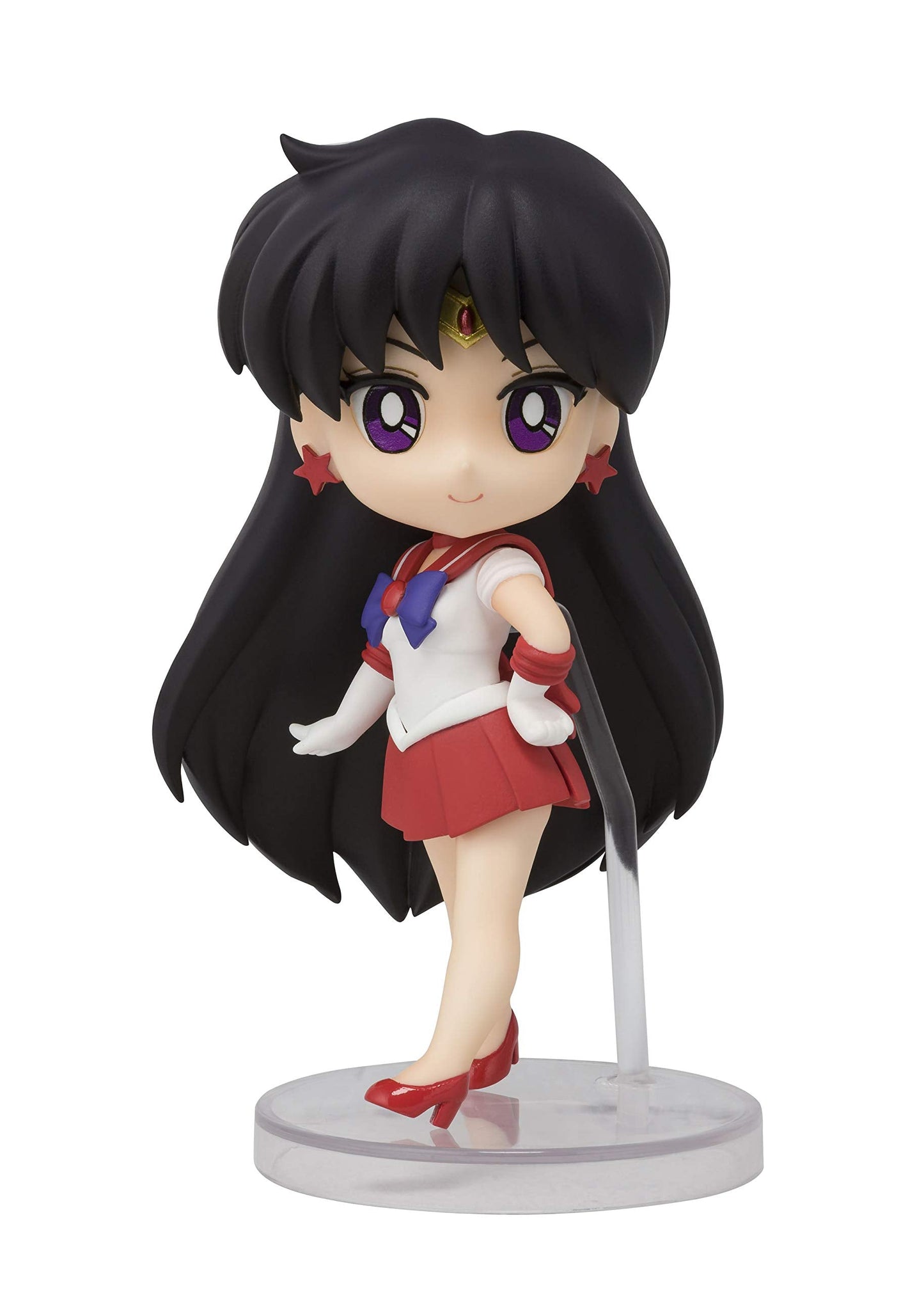 TAMASHII NATIONS Pretty Guardian Sailor Moon Sailor Mars Figuarts Mini Action Figure 3.5 Inch