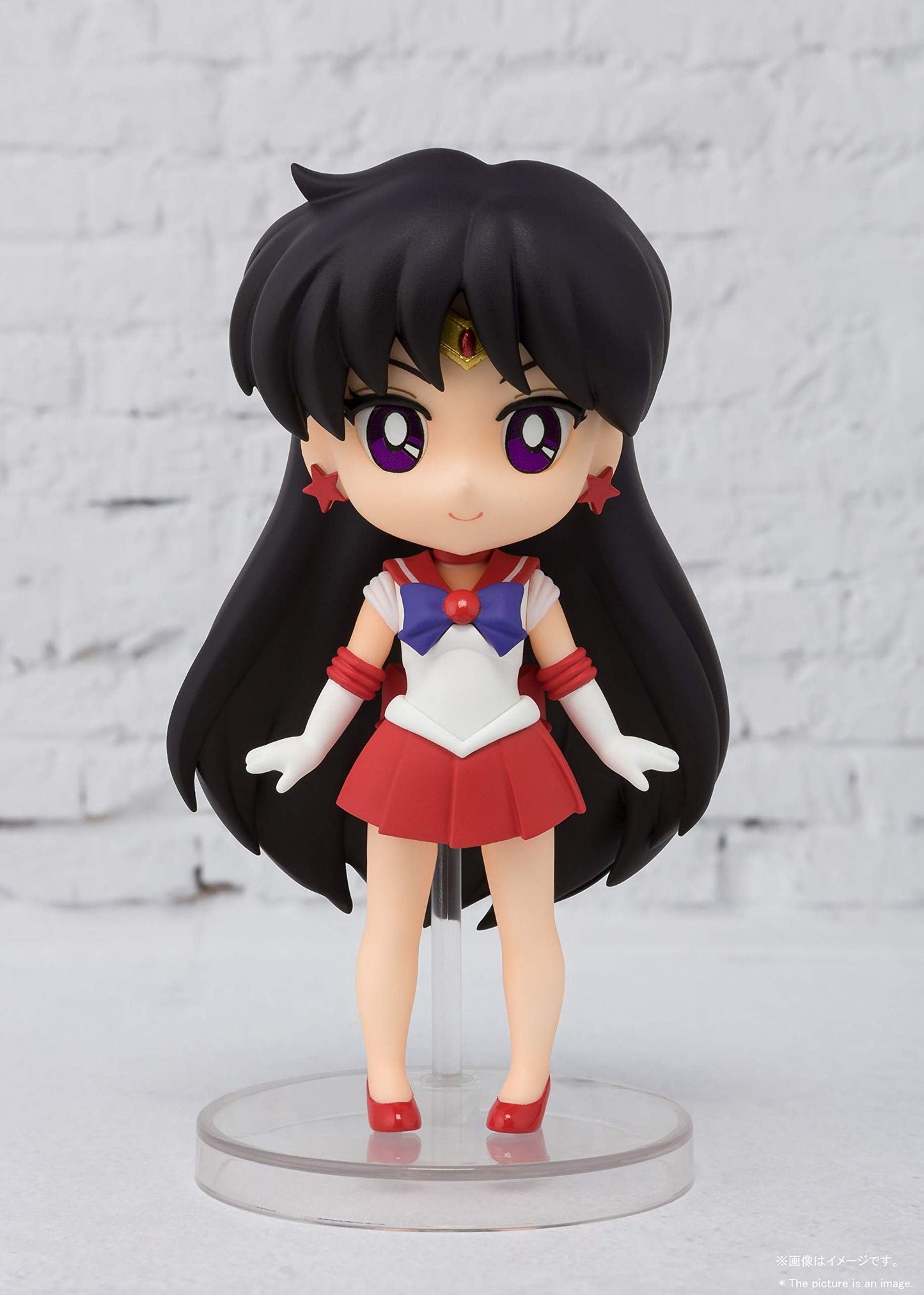 TAMASHII NATIONS Pretty Guardian Sailor Moon Sailor Mars Figuarts Mini Action Figure 3.5 Inch