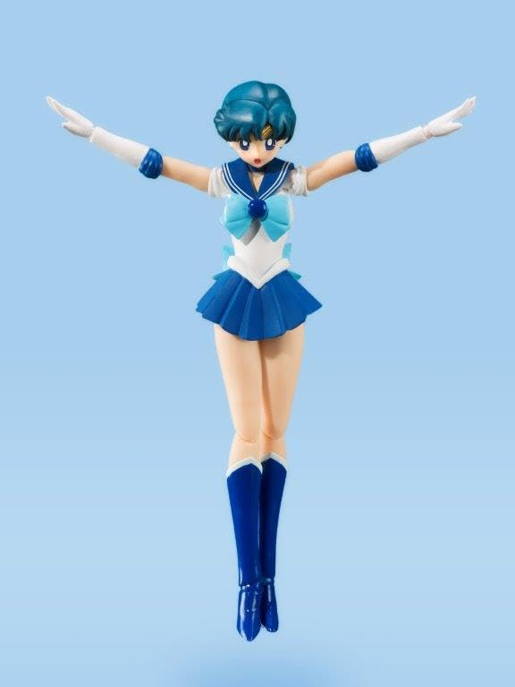 Tamashii Nations Pretty Guardian Sailor Moon Sailor Mercury Animation Color Edition S.H.Figuarts Figure