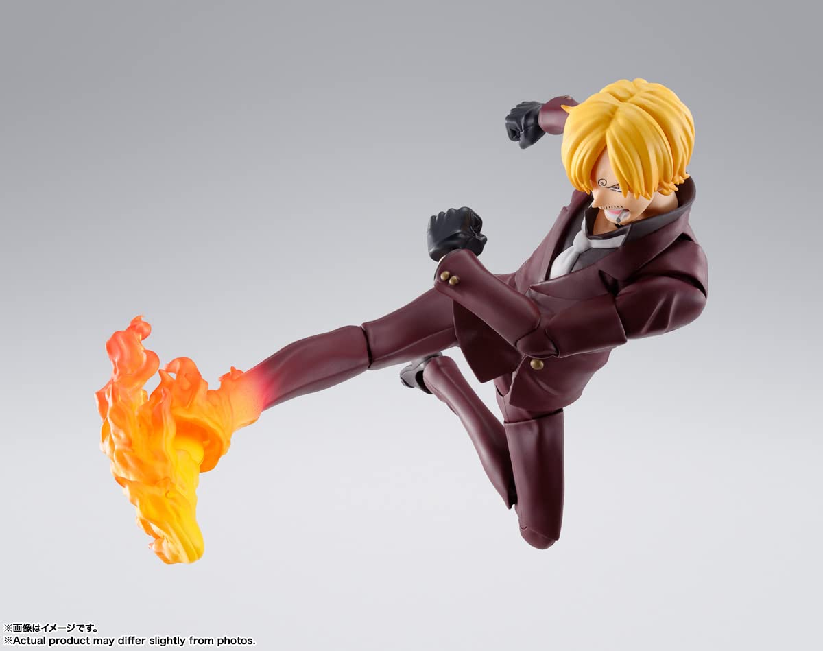TAMASHII NATIONS One Piece Sanji S.H.Figuarts – The Raid on Onigashima Figure