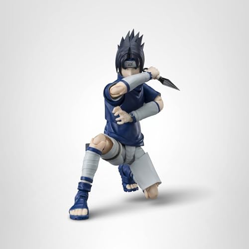 TAMASHII NATIONS Naruto Shippuden Sasuke Uchiha - S.H.Figuarts Action Figure | Bandai Spirits