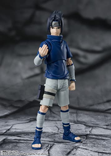 TAMASHII NATIONS Naruto Shippuden Sasuke Uchiha - S.H.Figuarts Action Figure | Bandai Spirits