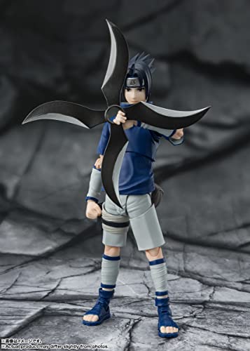 TAMASHII NATIONS Naruto Shippuden Sasuke Uchiha - S.H.Figuarts Action Figure | Bandai Spirits