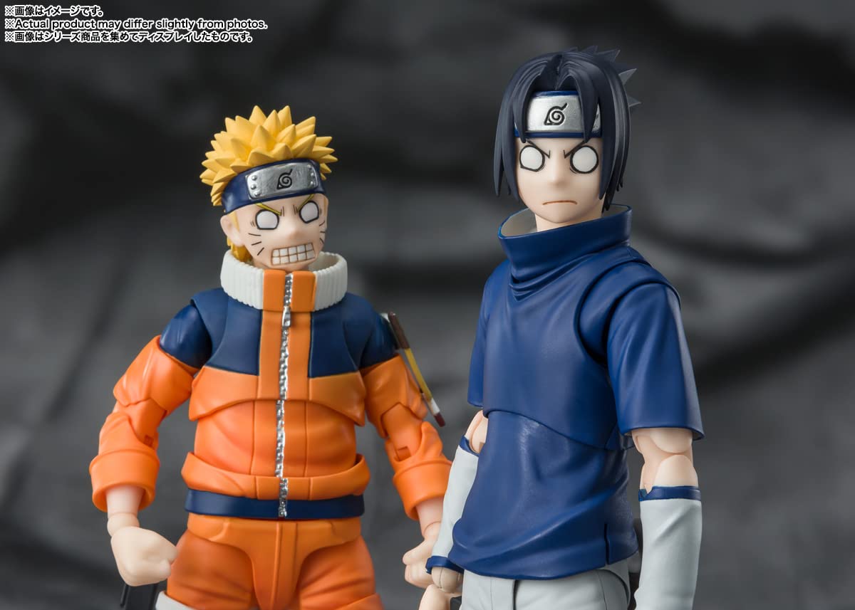 TAMASHII NATIONS Naruto Shippuden Sasuke Uchiha - S.H.Figuarts Action Figure | Bandai Spirits