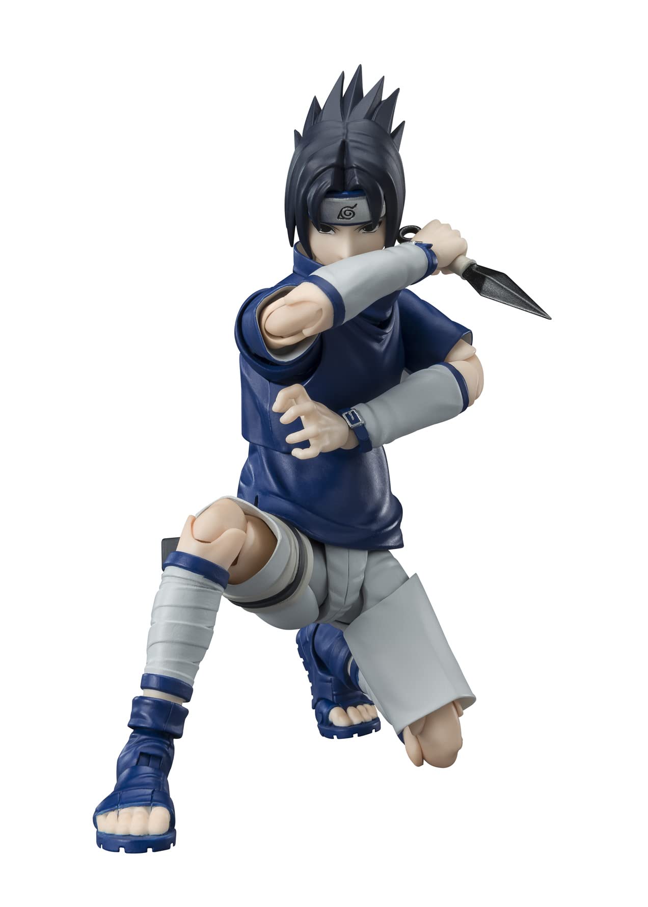 TAMASHII NATIONS Naruto Shippuden Sasuke Uchiha - S.H.Figuarts Action Figure | Bandai Spirits