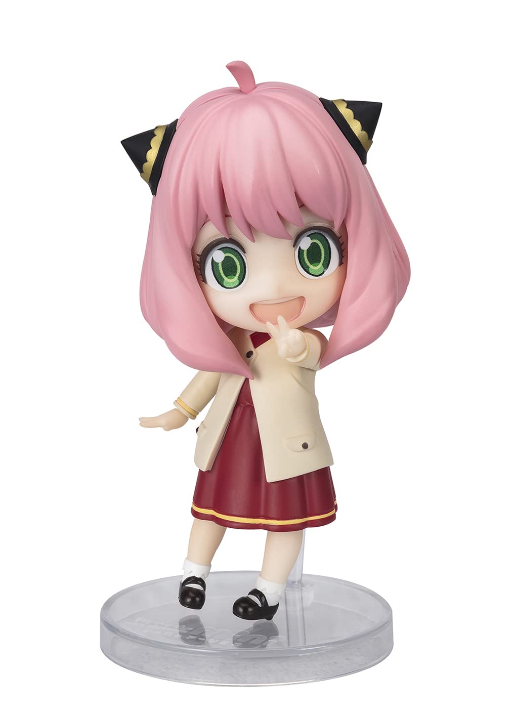 TAMASHII NATIONS Spy x Family Anya Forger Odekeke Outfit Figuarts Mini Figure – 3.1-inch Tall
