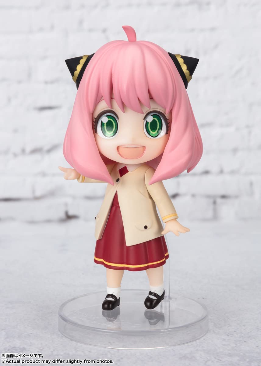 TAMASHII NATIONS Spy x Family Anya Forger Odekeke Outfit Figuarts Mini Figure – 3.1-inch Tall