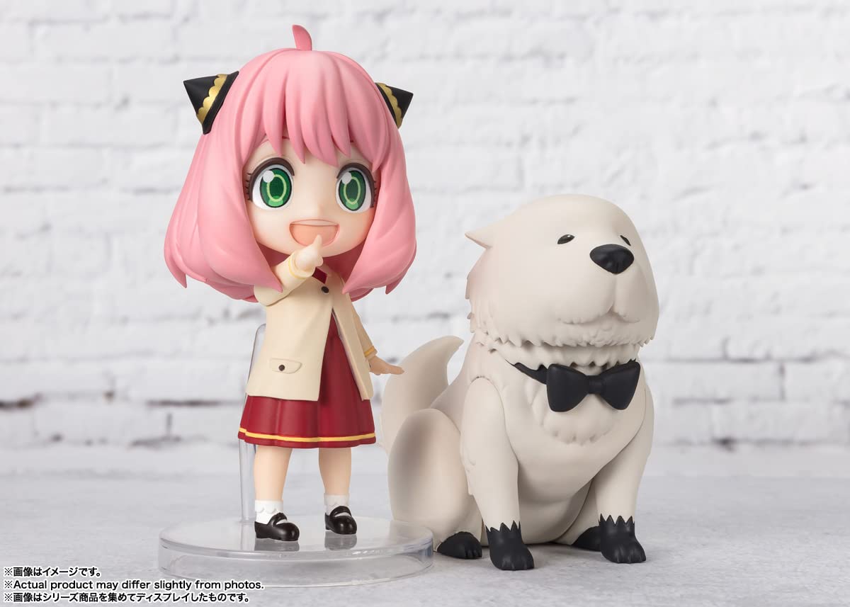 TAMASHII NATIONS Spy x Family Anya Forger Odekeke Outfit Figuarts Mini Figure – 3.1-inch Tall