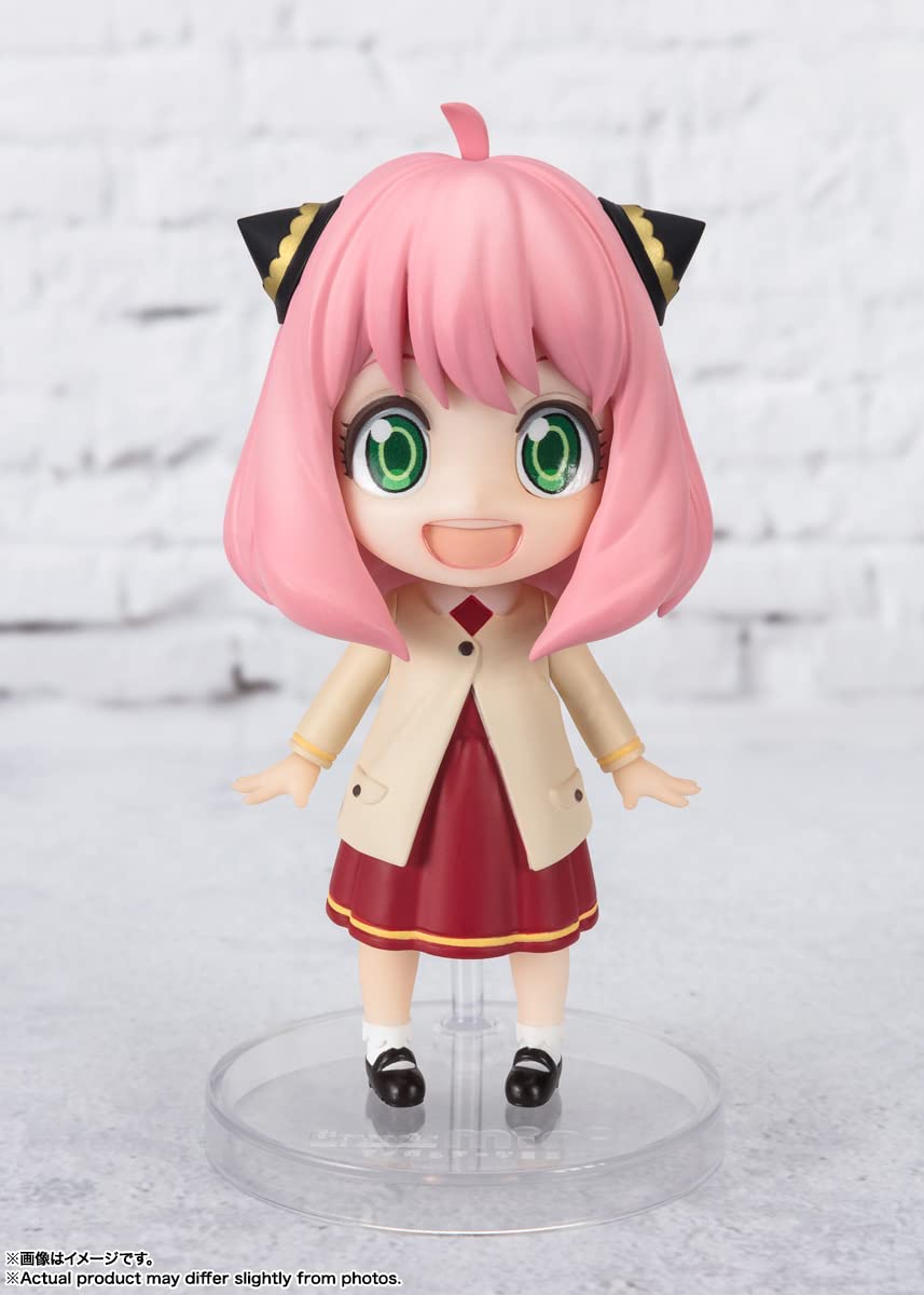 TAMASHII NATIONS Spy x Family Anya Forger Odekeke Outfit Figuarts Mini Figure – 3.1-inch Tall