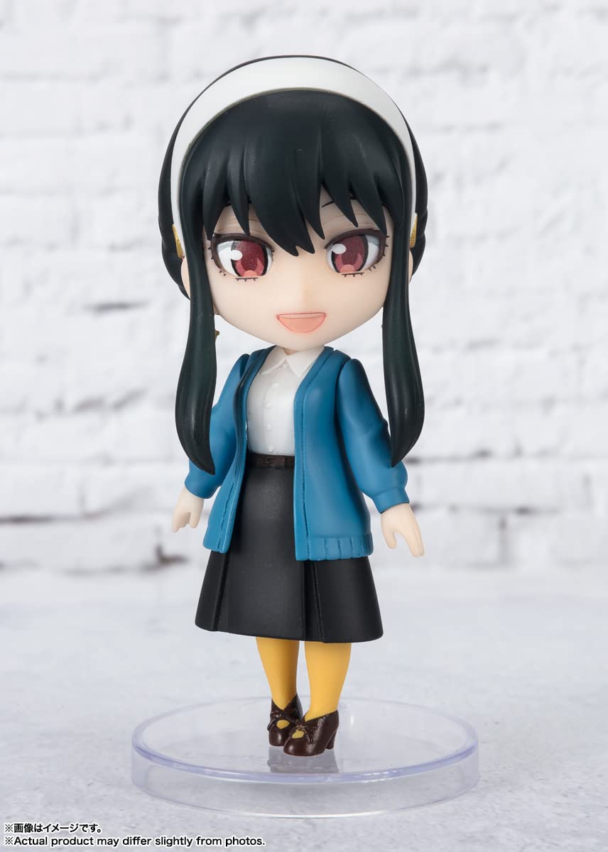 TAMASHII NATIONS Spy x Family Yor Forger Odekeke Outfit Figuarts Mini Figure - 3.5-Inch Officially Licensed