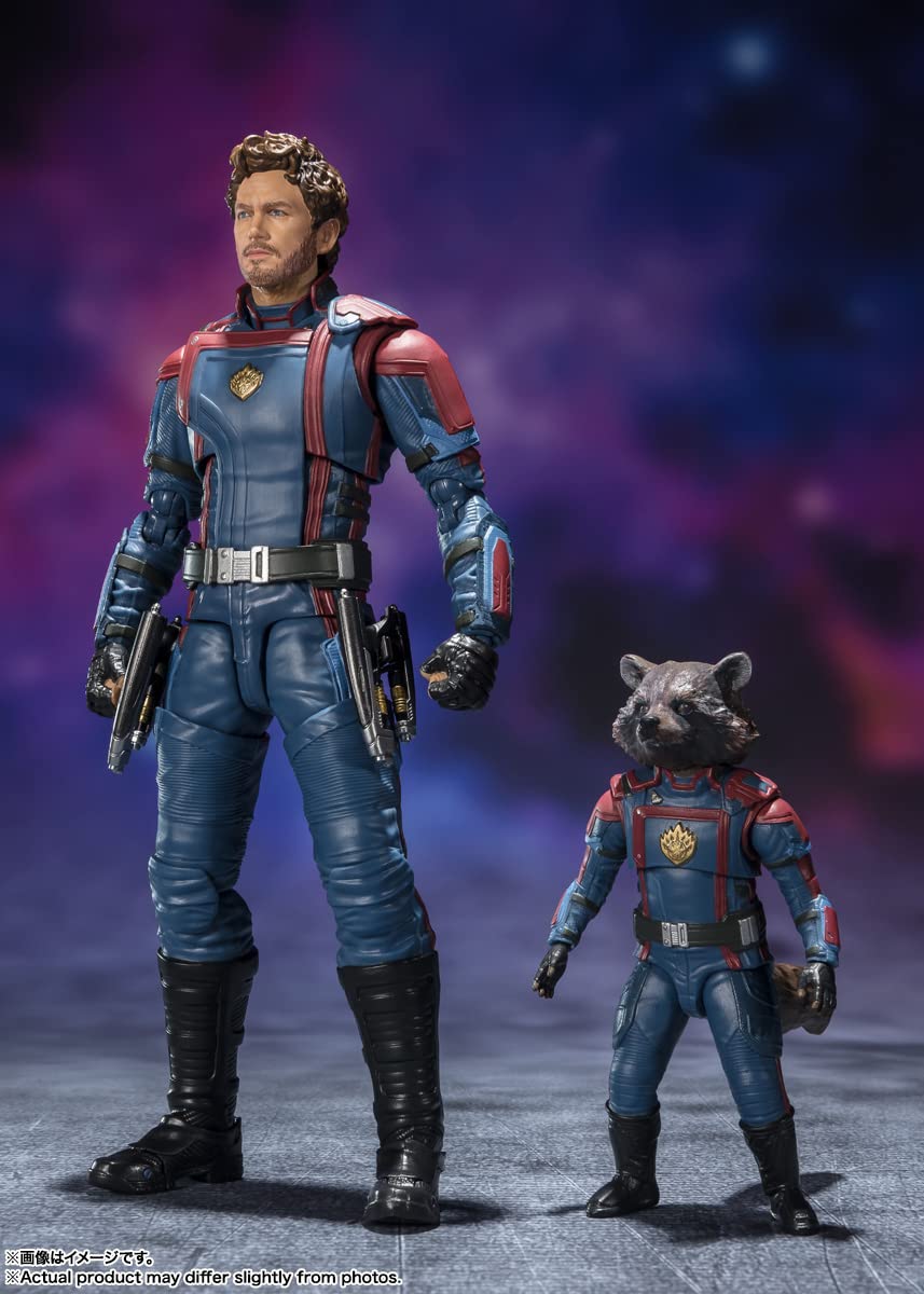 Tamashii Nations Guardians of the Galaxy Vol. 3 Star-Lord & Rocket Raccoon S.H.Figuarts Action Figure