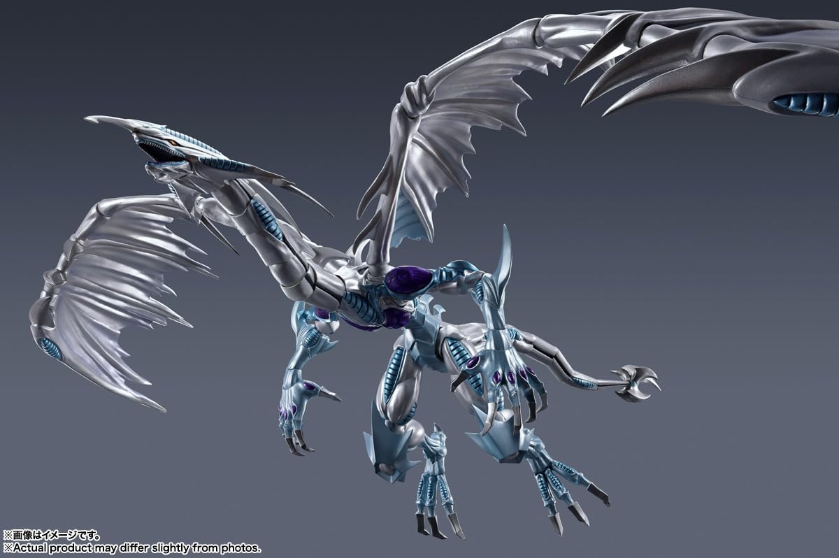 Tamashii Nations Stardust Dragon S.H.MonsterArts Figure – Yu-Gi-Oh! 5D's Official Licensed Collectible