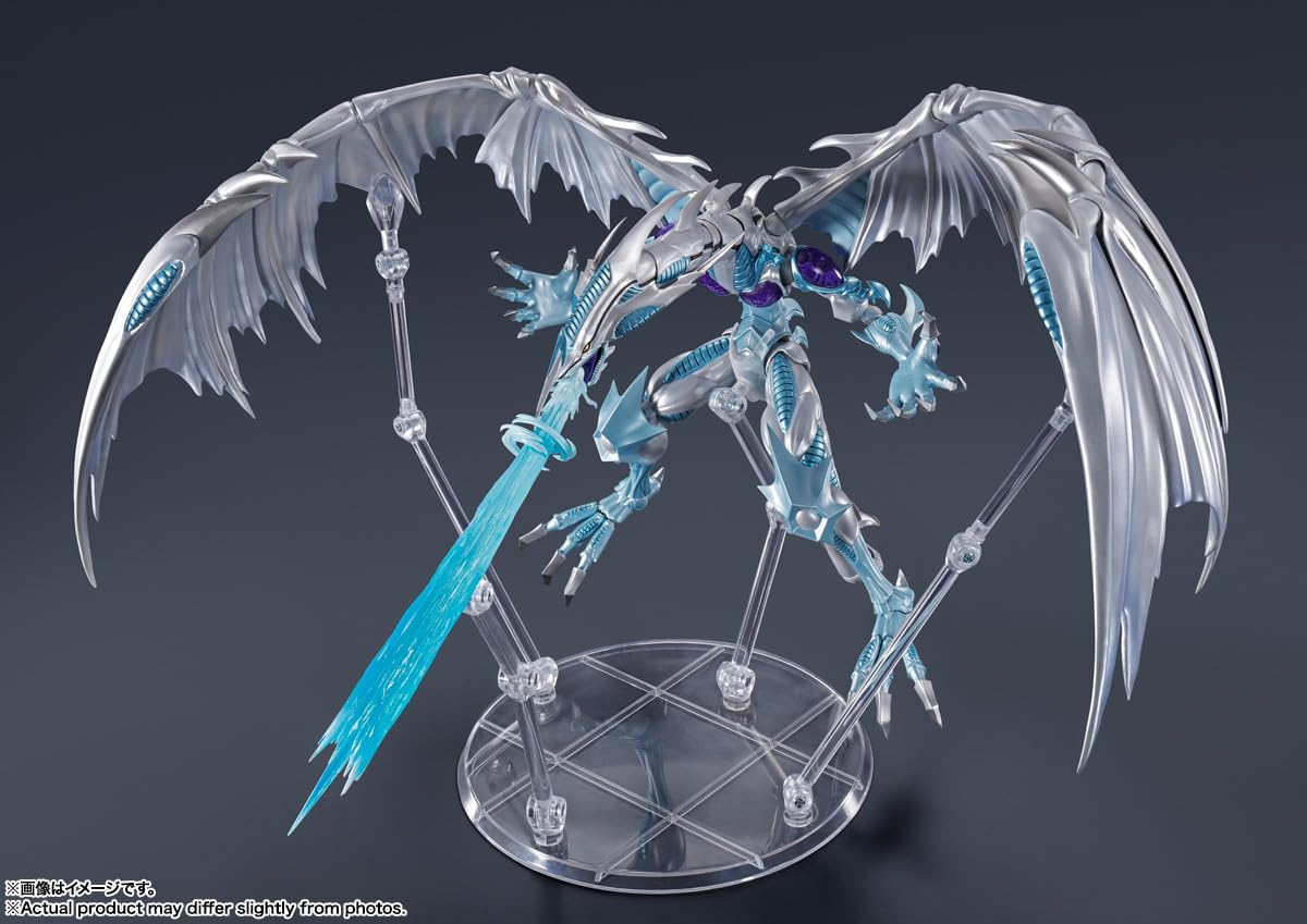 Tamashii Nations Stardust Dragon S.H.MonsterArts Figure – Yu-Gi-Oh! 5D's Official Licensed Collectible