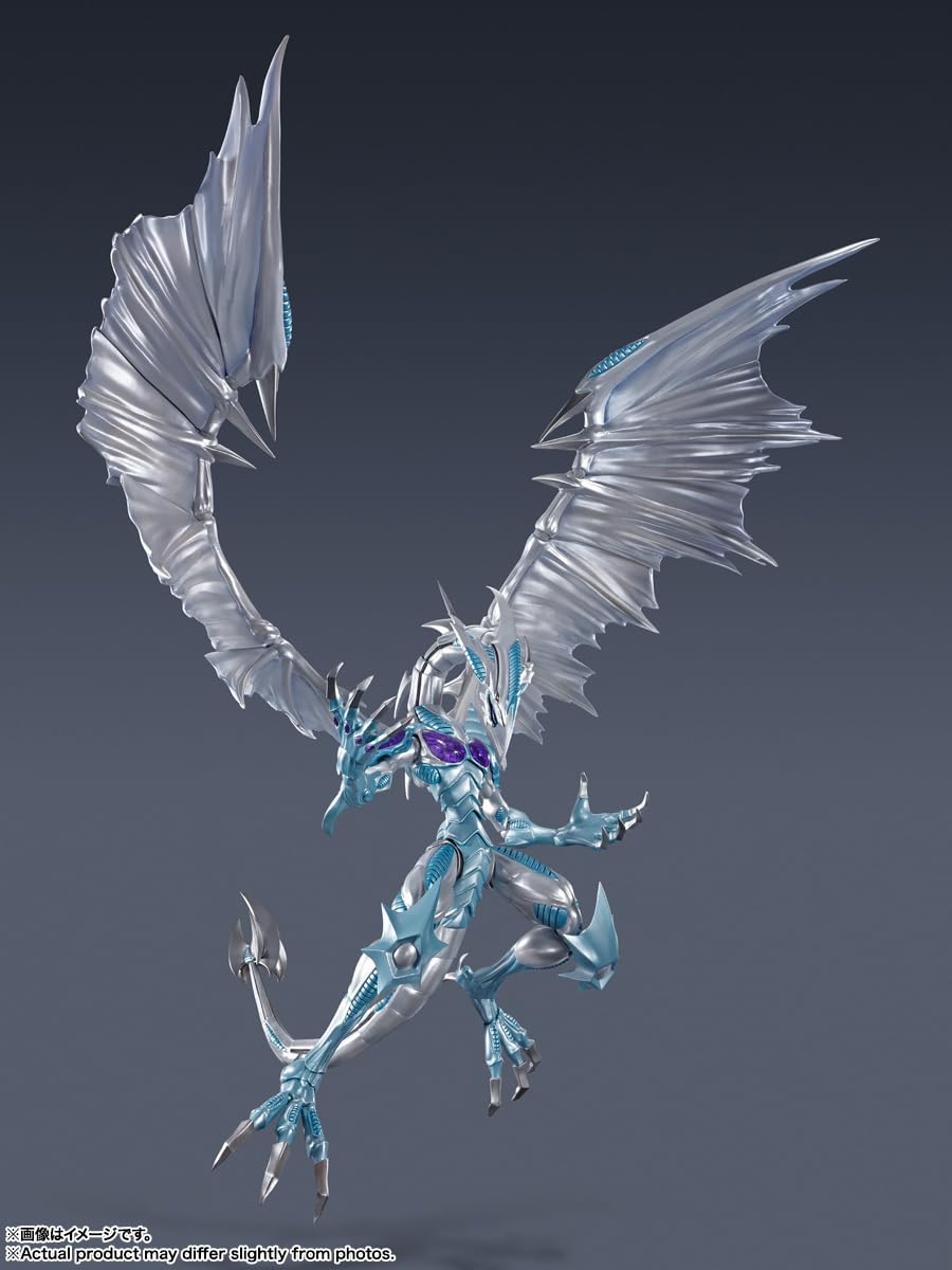 Tamashii Nations Stardust Dragon S.H.MonsterArts Figure – Yu-Gi-Oh! 5D's Official Licensed Collectible