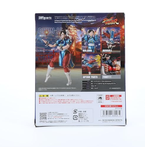 Tamashii Nations Street Fighter Chun-Li Outfit 2 S.H.Figuarts Action Figure - Official Bandai Spirits