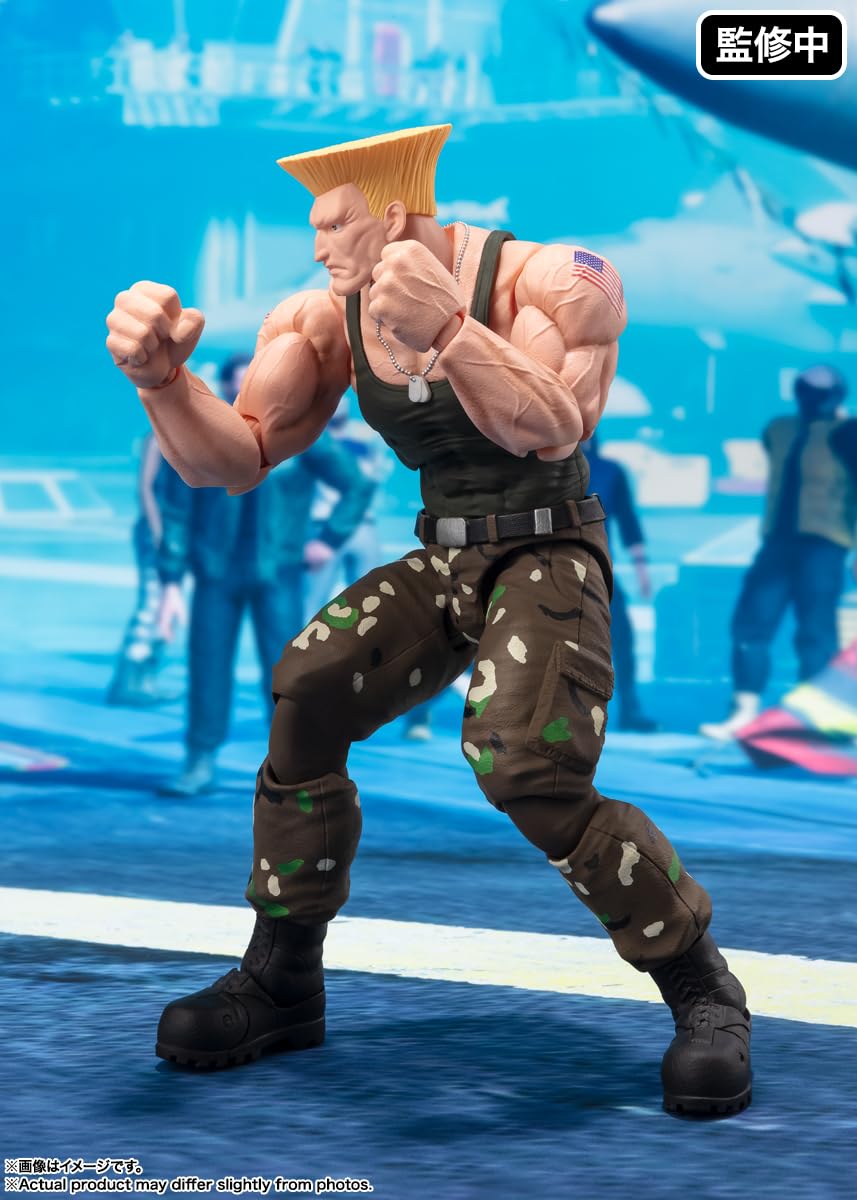 TAMASHII NATIONS Street Fighter Guile Outfit 2 | S.H.Figuarts Action Figure